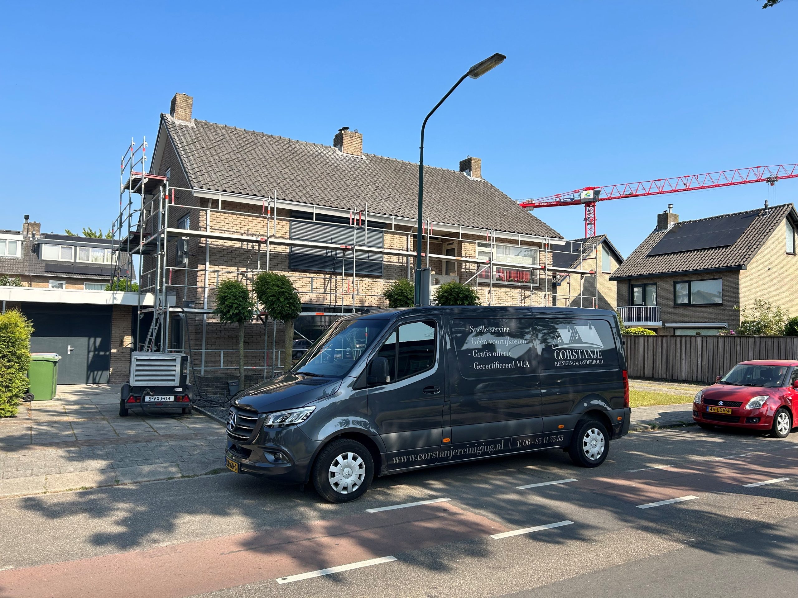 Gevel zandstralen